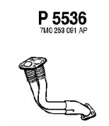 FENNO STEEL - P5536 - Трубопровод выпускной VW SHARAN 2.0 95-